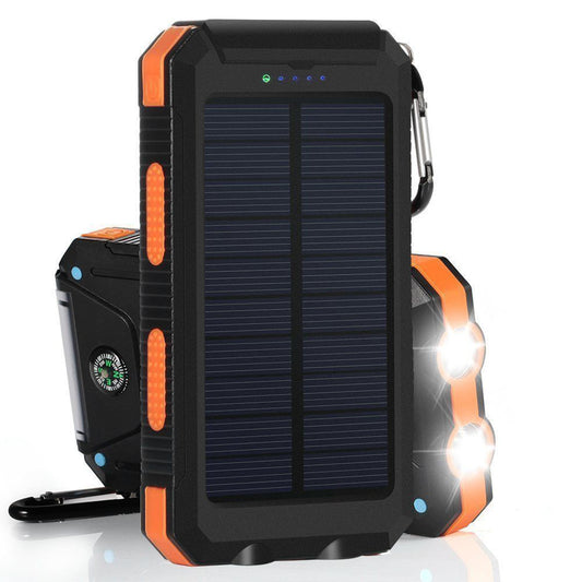 DIY Waterproof Solar Charger Kit - Dual USB & LED Light