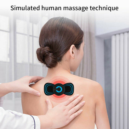 USB-Rechargeable Mini Electric Neck & Body Massager - Pain Relief Massage Patch