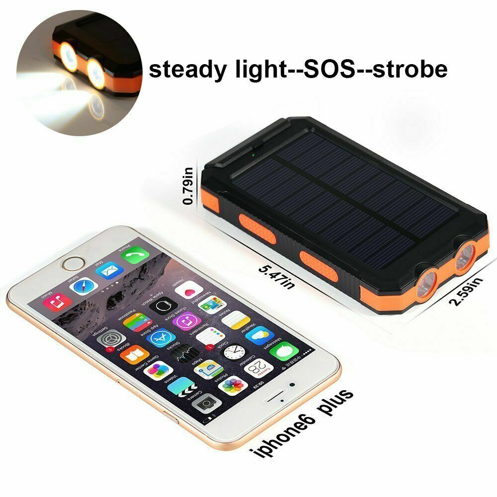 DIY Waterproof Solar Charger Kit - Dual USB & LED Light