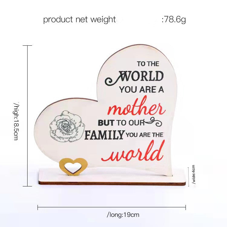 Mother's Day: 'Mom, You Shine' Wooden Ornament