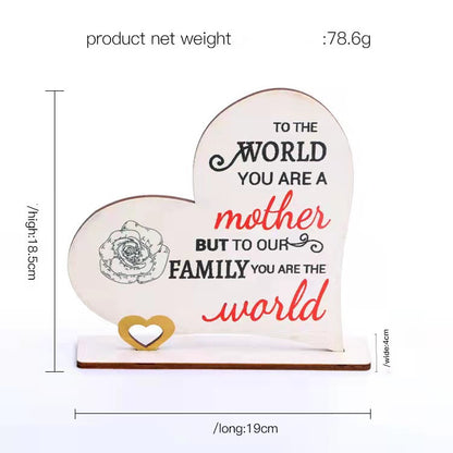 Mother's Day: 'Mom, You Shine' Wooden Ornament