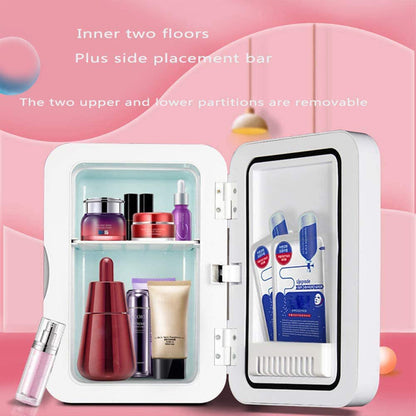 Portable Cosmetic Fridge: Cooler & Warmer