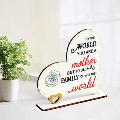 Mother's Day: 'Mom, You Shine' Wooden Ornament