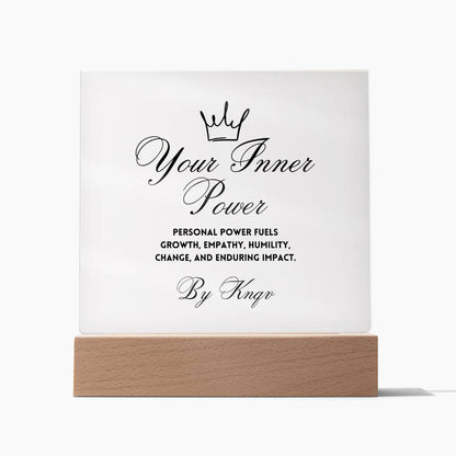 To My Amazing King Dad: A Father's Day Poem Keepsake with Acrylic Square with LED Base – The Perfect Gift for Birthdays, Christmas, and Beyond