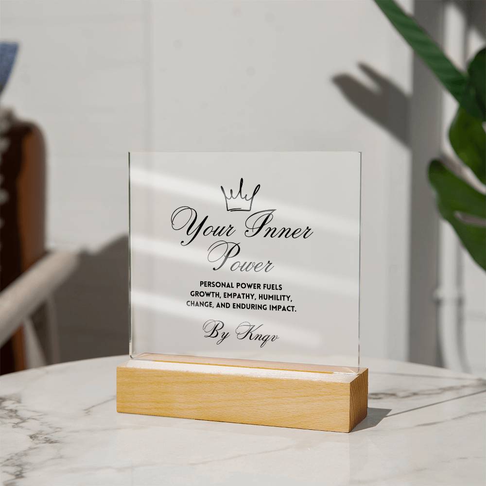 To My Amazing King Dad: A Father's Day Poem Keepsake with Acrylic Square with LED Base – The Perfect Gift for Birthdays, Christmas, and Beyond