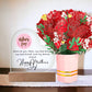 Mother's Forever Friend - Heart Acrylic Plaque & Floral Bundle for Mother's Day