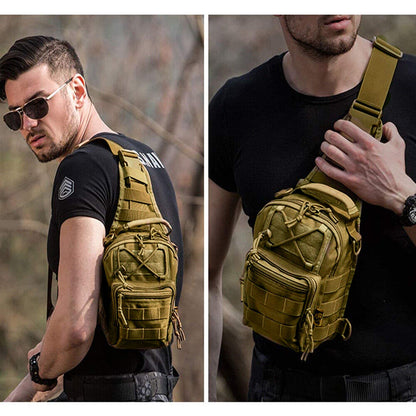 Military Tactical Sling Chest Bag - Versatile Crossbody Shoulder Fanny Pack