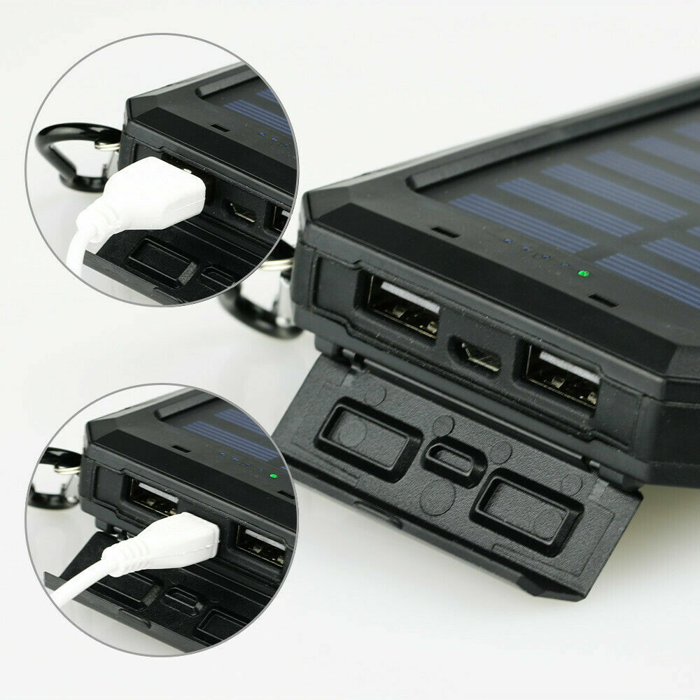 DIY Waterproof Solar Charger Kit - Dual USB & LED Light