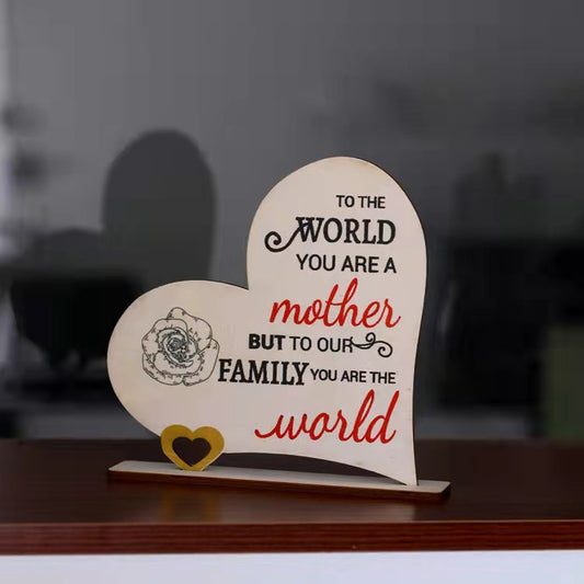 Mother's Day: 'Mom, You Shine' Wooden Ornament