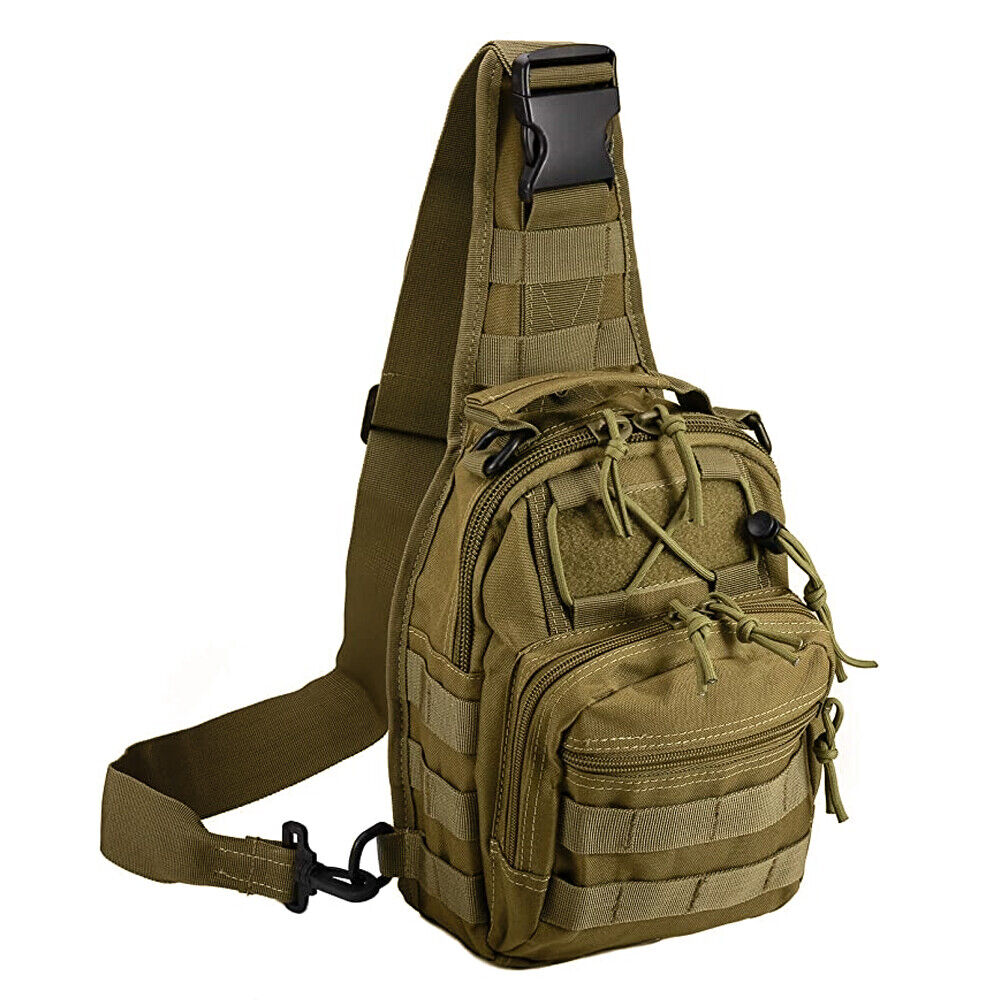 Military Tactical Sling Chest Bag - Versatile Crossbody Shoulder Fanny Pack