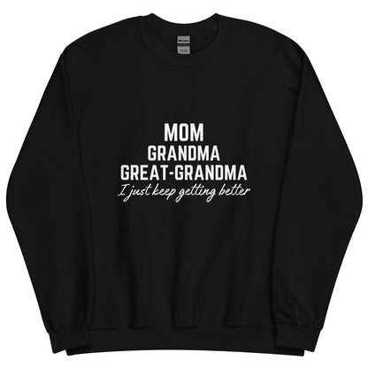 Mom Grandma Great-Grandma Sweatshirt | More Gifted | Mom, Mother, Mother's day Sweatshirt