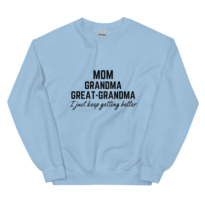 Mom Grandma Great-Grandma Sweatshirt | More Gifted | Mom, Mother, Mother's day Sweatshirt