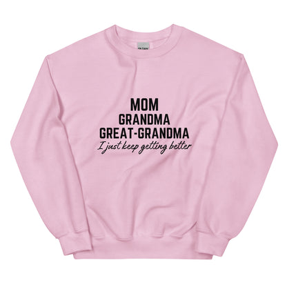 Mom Grandma Great-Grandma Sweatshirt | More Gifted | Mom, Mother, Mother's day Sweatshirt