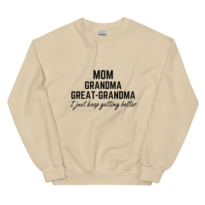 Mom Grandma Great-Grandma Sweatshirt | More Gifted | Mom, Mother, Mother's day Sweatshirt