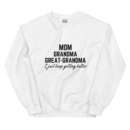 Mom Grandma Great-Grandma Sweatshirt | More Gifted | Mom, Mother, Mother's day Sweatshirt