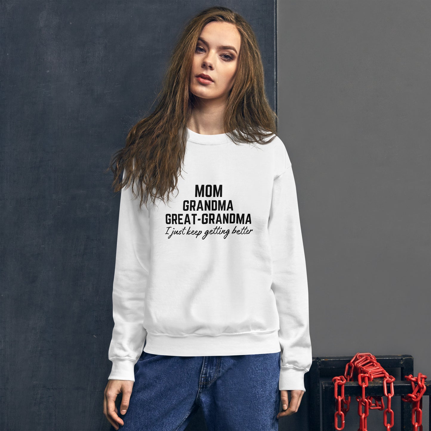 Mom Grandma Great-Grandma Sweatshirt | More Gifted | Mom, Mother, Mother's day Sweatshirt